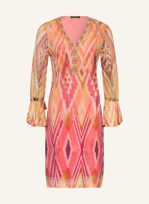 Ana Alcazar Mesh-Kleid mit Schmuckperlen PINK/ GELB/ ORANGE