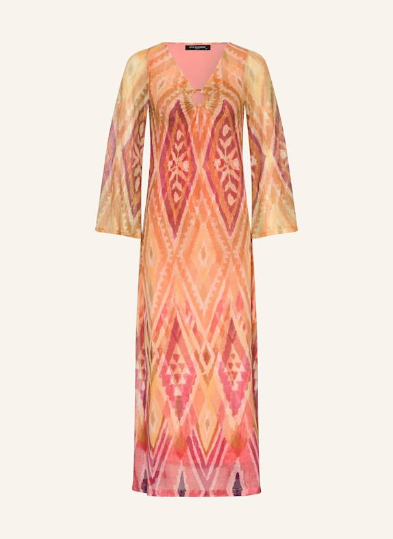 Ana Alcazar Mesh-Kleid mit Cut-out PINK/ GELB/ ORANGE