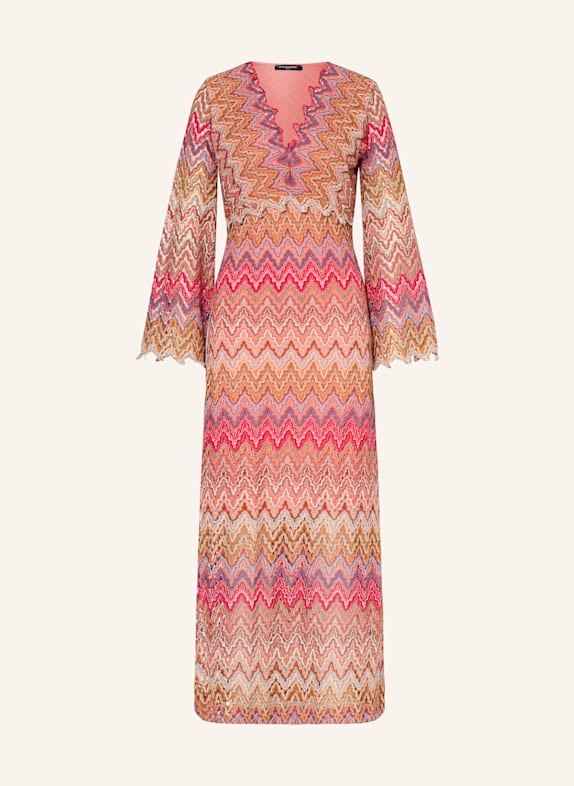 Ana Alcazar Spitzenkleid mit Glitzergarn LACHS/ NEONROT/ BLAU