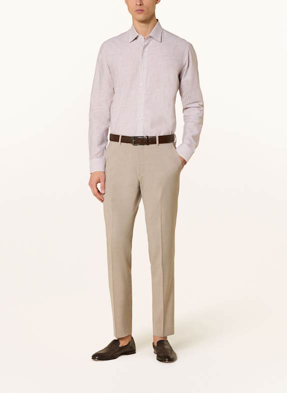 DRESSLER Overhemd VENICE Shaped Fit BEIGE / CRÈME