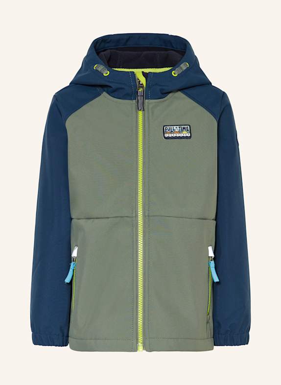 killtec Softshell-Jacke FIOS 12 OLIV/ BLAU