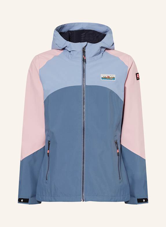 killtec Funktionsjacke KOS 150 BLAU/ HELLBLAU/ ROSA