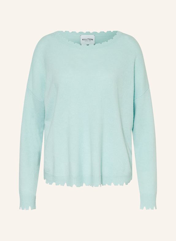 KUJTEN Cashmere sweater MELAH TURQUOISE