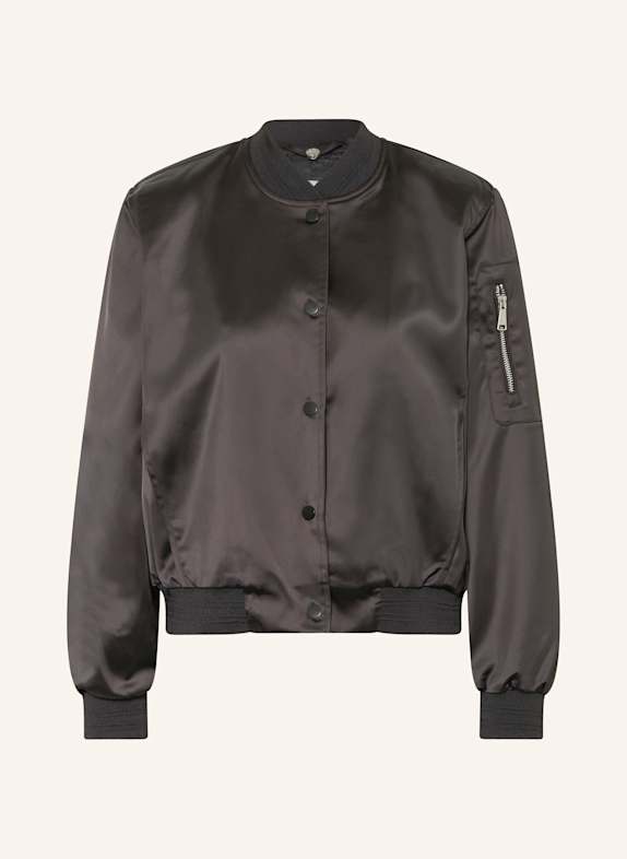 RINO & PELLE Satinblouson BANNER SCHWARZ