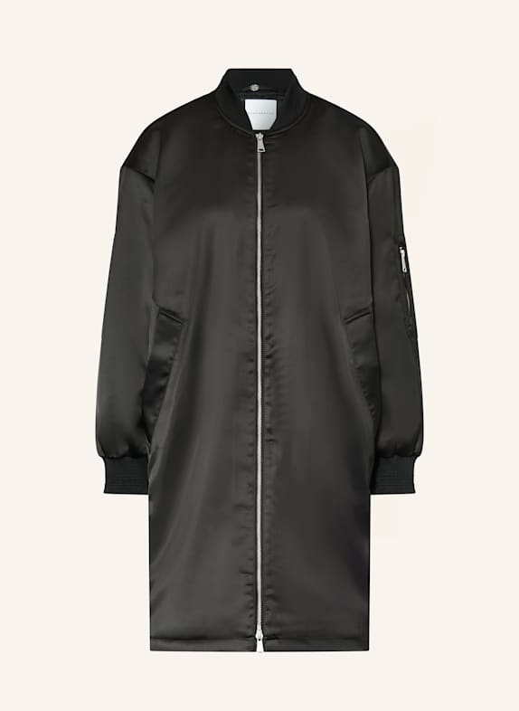 RINO & PELLE Satinjacke BANNERLONG SCHWARZ