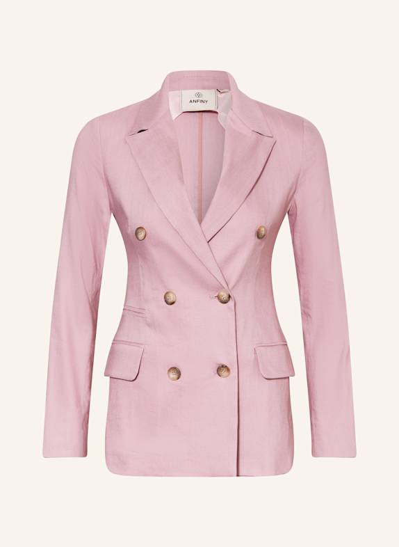 ANFINY Blazer LEONA mit Leinen PINK