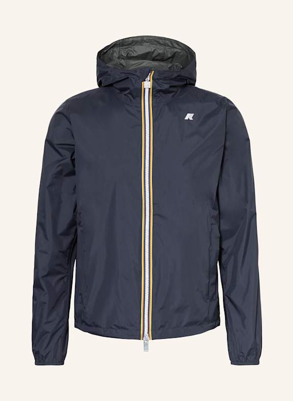 K-WAY Jacke zum Wenden JAKE PLUS.2 DOUBLE DUNKELBLAU/ DUNKELGRÜN