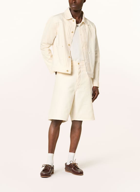 DRÔLE DE MONSIEUR Jeansshorts Baggy Fit ECRU