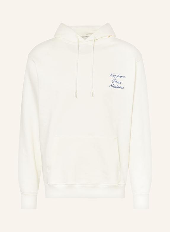 DRÔLE DE MONSIEUR Hoodie WEISS/ BLAU