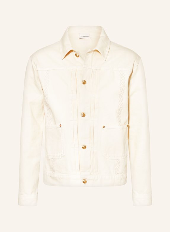DRÔLE DE MONSIEUR Jeansjacke CREME/ HELLGRAU