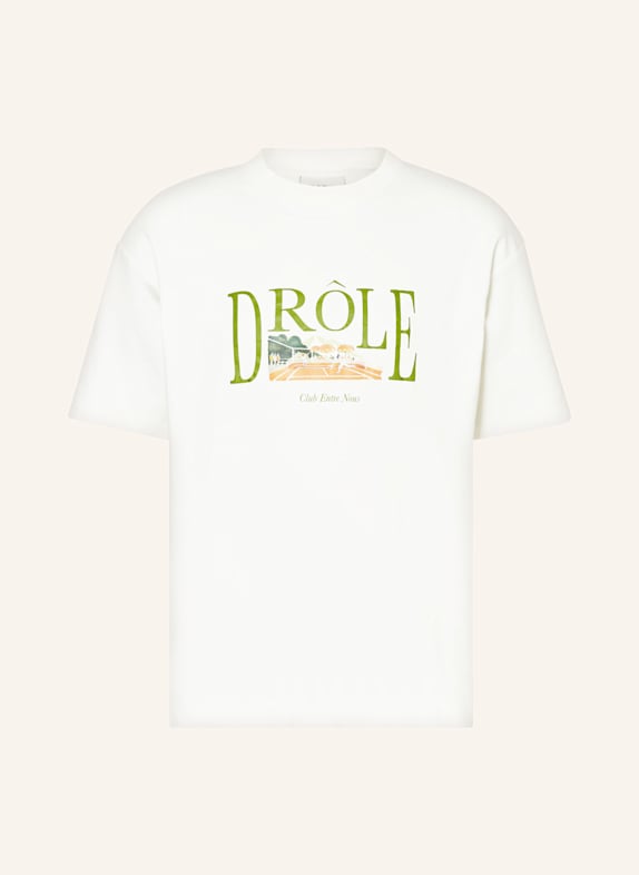 DRÔLE DE MONSIEUR T-Shirt WEISS/ GRÜN/ ORANGE