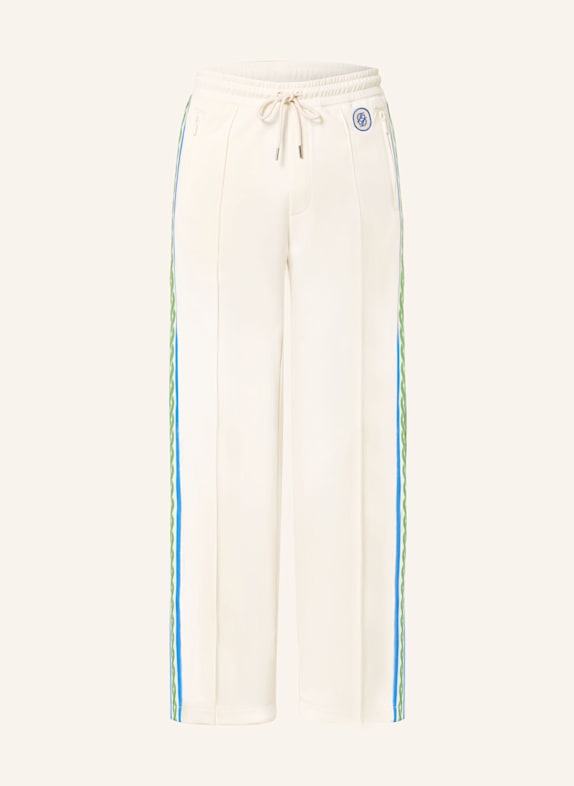 DRÔLE DE MONSIEUR Sweatpants ECRU/ BLAU/ GRÜN