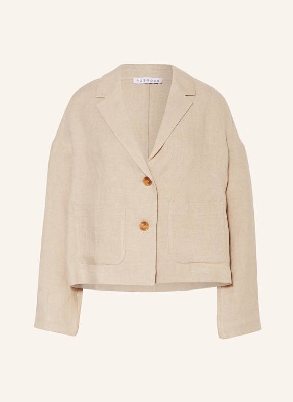 ROSSO35 Linen blazer ECRU
