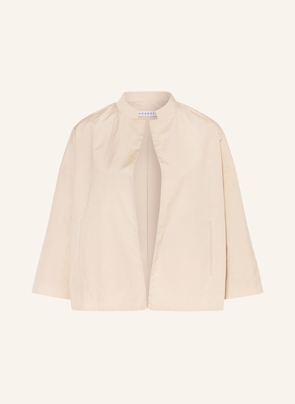 ROSSO35 Kastenjacke mit 3/4-Arm NUDE