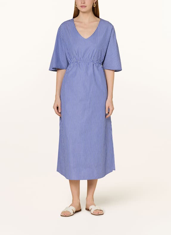 LANIUS Kleid BLAU/ WEISS