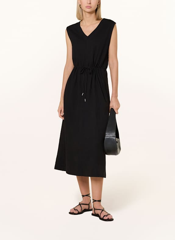 LANIUS Jerseykleid SCHWARZ