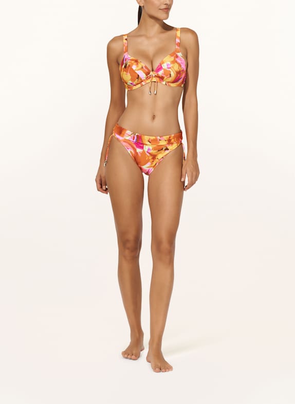 Lidea Basic bikinibroekje NEON NOSTALGIA ORANJE / GEEL / FUCHSIA