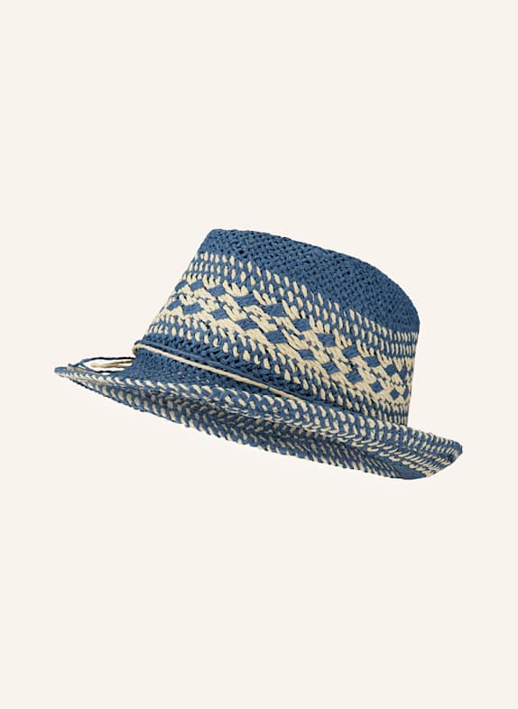 LOEVENICH Hut BLAU/ CREME
