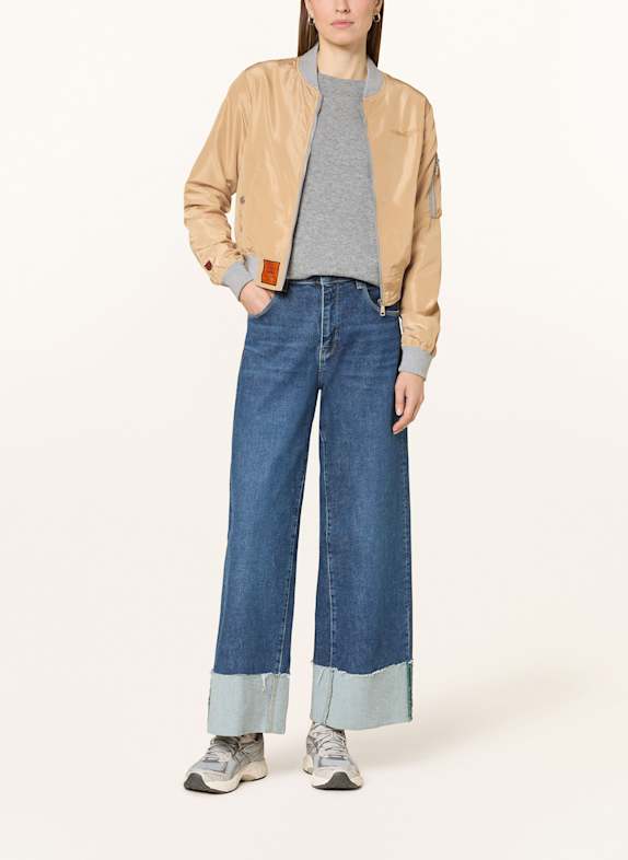 BOMBERS ORIGINAL Bomber jacket BEIGE/ GRAY