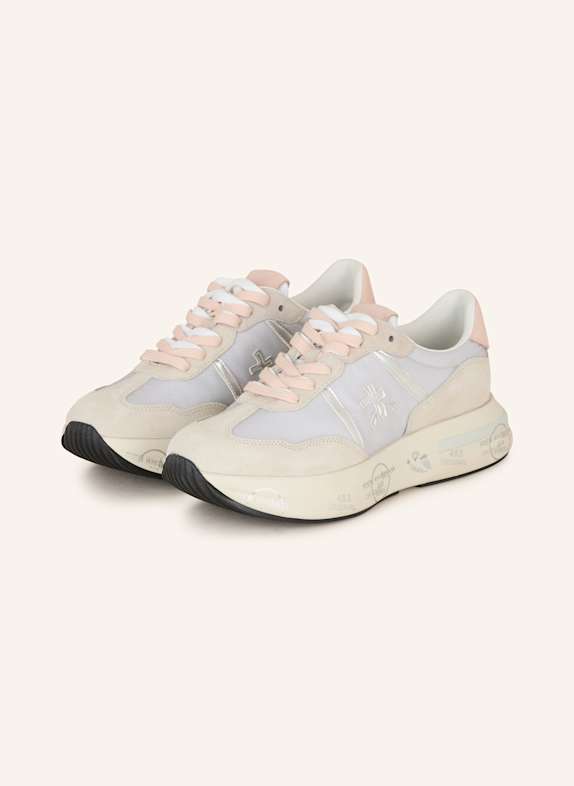 PREMIATA Sneakers CASSIE LIGHT BLUE/ CREAM/ LIGHT PINK