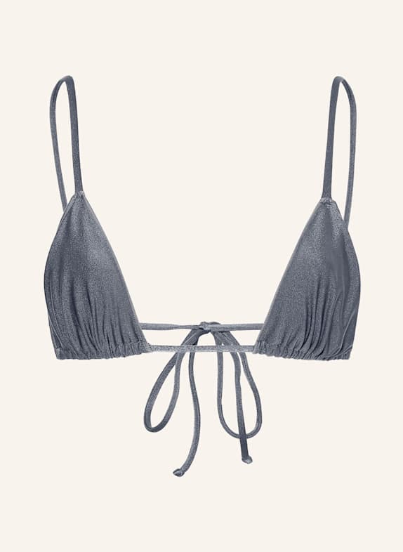 BILALI The Label Triangel-Bikini-Top MAJA DUNKELGRAU