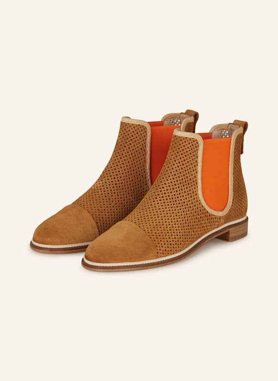 Pertini Chelsea boots COGNAC/ ORANGE