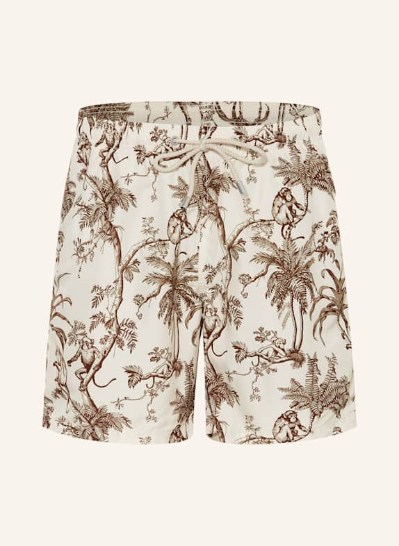 MC2 SAINT BARTH Badeshorts WEISS/ BRAUN