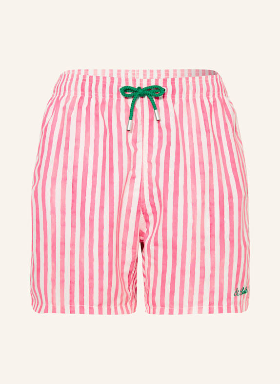 MC2 SAINT BARTH Badeshorts GUSTAVIA PINK/ WEISS