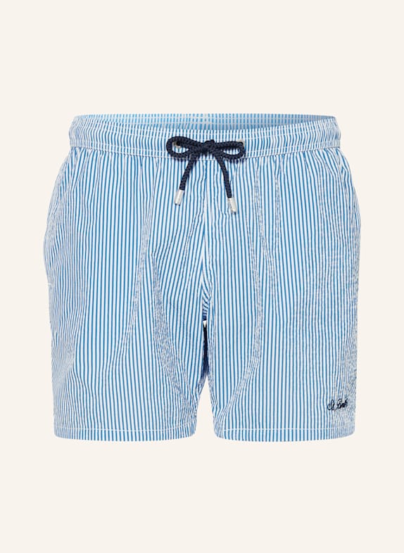 MC2 SAINT BARTH Badeshorts PATMOS HELLBLAU/ WEISS