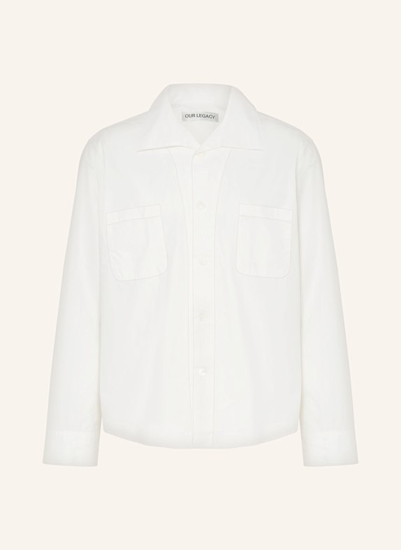 OUR LEGACY Hemd FUNNEL Relaxed Fit WEISS