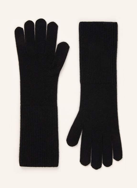 darling harbour Handschuhe aus Cashmere SCHWARZ