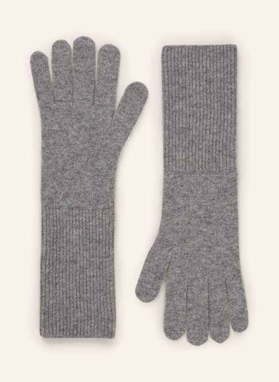 darling harbour Handschuhe aus Cashmere HELLGRAU