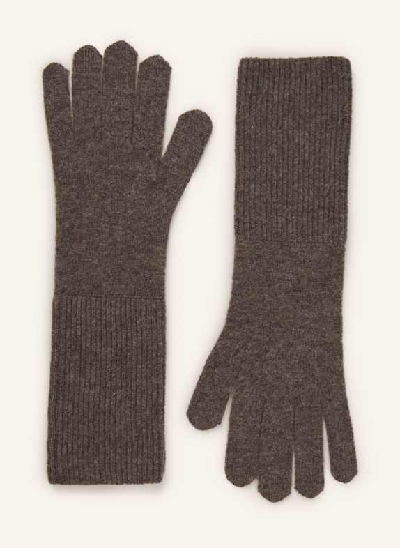 darling harbour Handschuhe aus Cashmere TAUPE