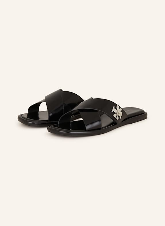 TORY BURCH Pantoletten SCHWARZ