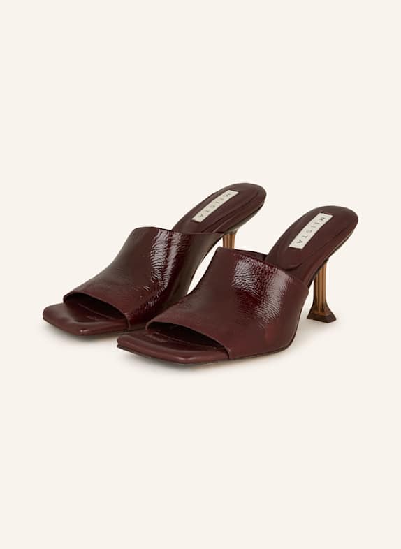 MIISTA Mules MIRI DARK RED