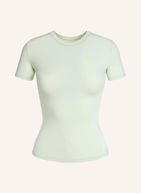 SKIMS COTTON JERSEY lounge shirt SPEARMINT