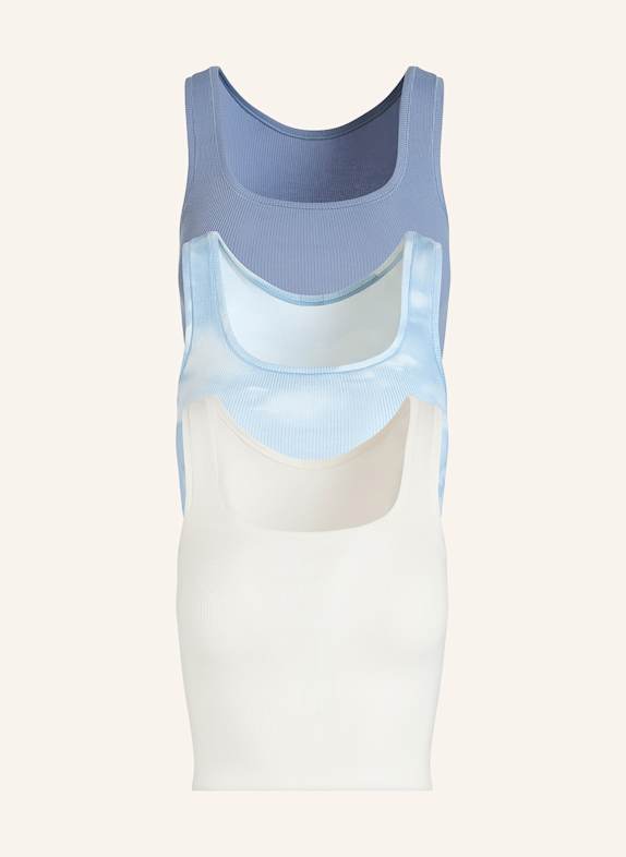 SKIMS 3er-Pack Tops COTTON RIB BLUE QUARTZ CLOUD MU