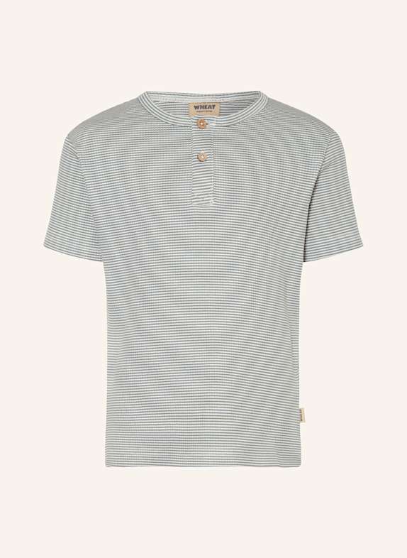 WHEAT T-Shirt LUMI HELLGRÜN/ WEISS