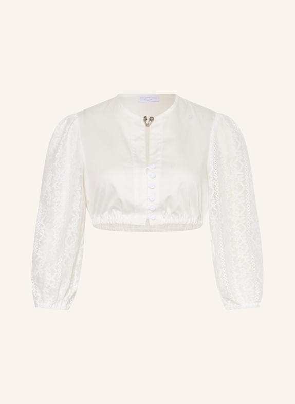 anno domini Dirndlbluse CARO mit 3/4-Arm ECRU