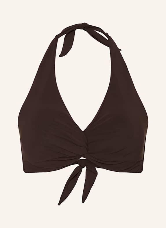 JETS Australia Neckholder-Bikini-Top JETSET DUNKELBRAUN
