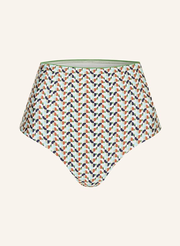 JETS Australia High-Waist-Bikini-Hose ACACIA HELLGRÜN / TÜRKIS / DUNKELBLAU