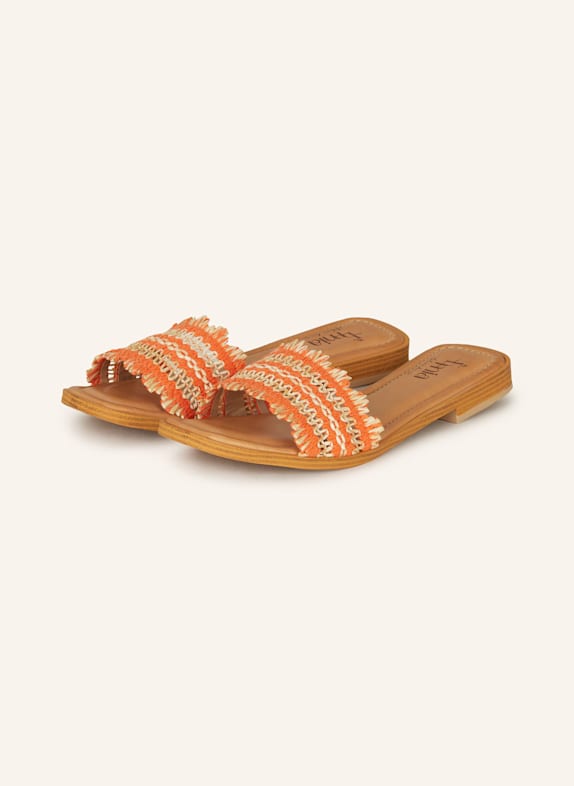 È MIA Pantoletten ORANGE/ CREME