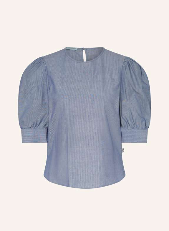 ROCKMACHERIN Trachtenbluse TULA BLAU/ WEISS