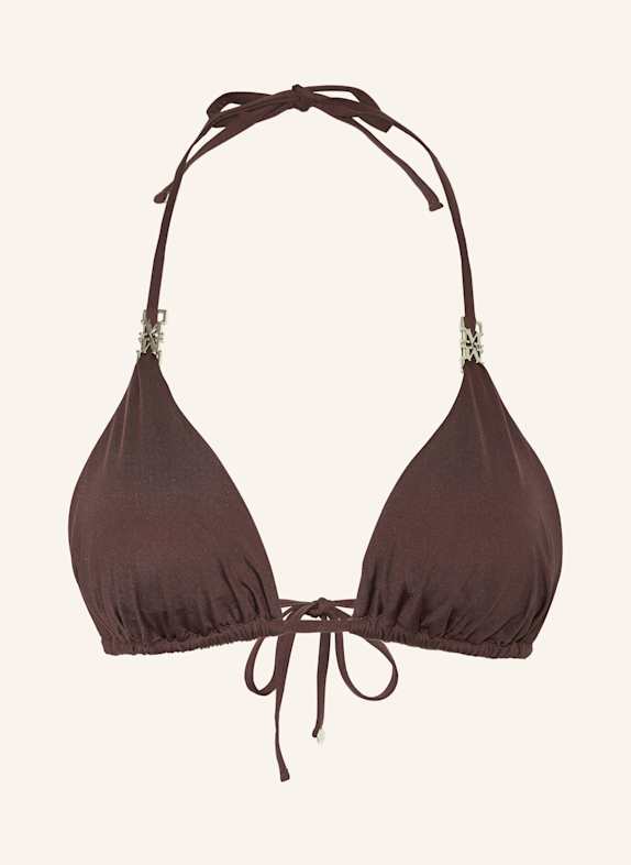 Max Mara BEACHWEAR Triangel-Bikini-Top ALEX DUNKELBRAUN