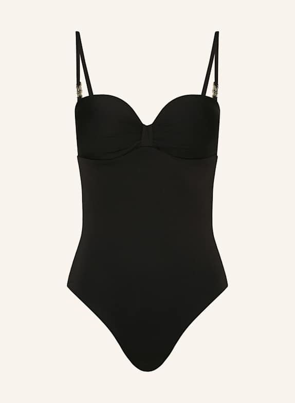 Max Mara BEACHWEAR Bandeau-Badeanzug CHANTAL SCHWARZ
