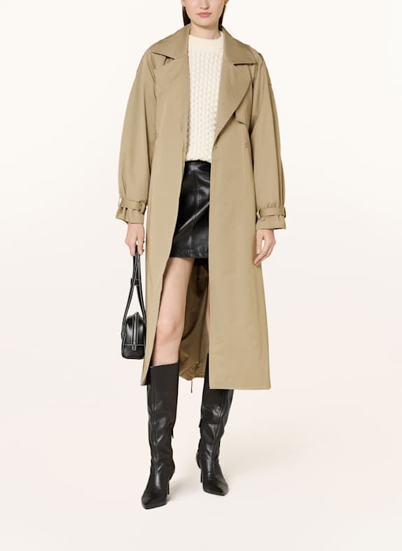 LeGer Studio ELENA trench coat KHAKI