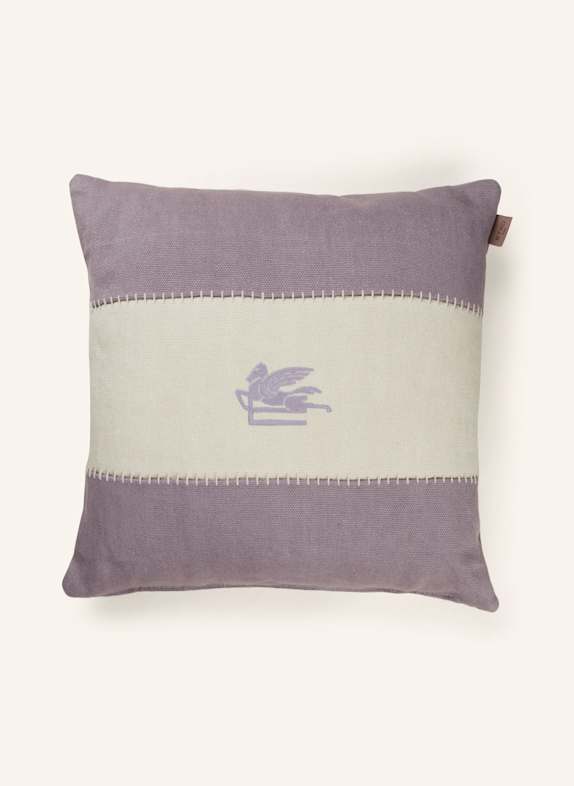 ETRO Home Dekokissen aus Leinen HELLLILA/ CREME