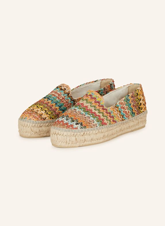 MANEBÍ Espadrilles YUCATANÁN GREEN/ TURQUOISE/ BEIGE