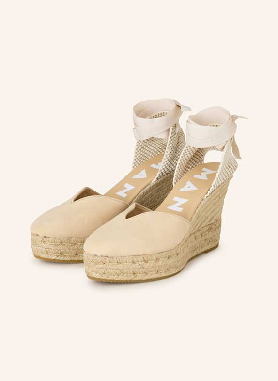 MANEBÍ Wedges CREAM