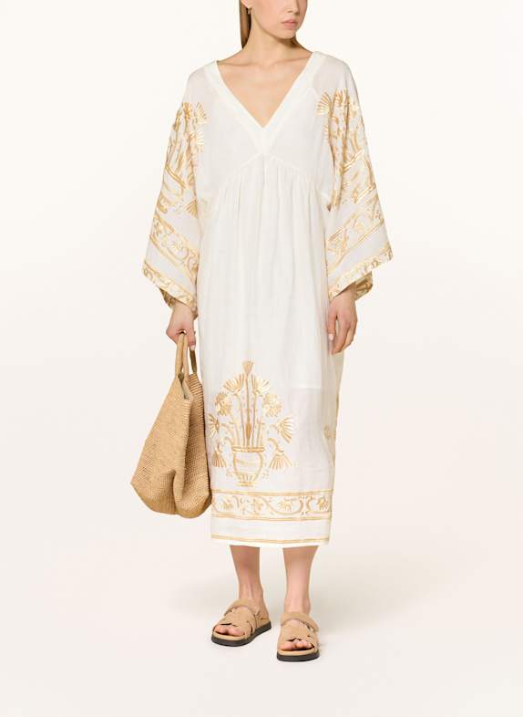 Greek Archaic Kori Strandkleid CRETE ECRU/ GOLD